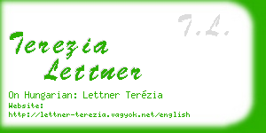 terezia lettner business card