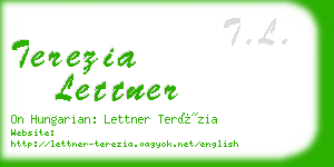 terezia lettner business card